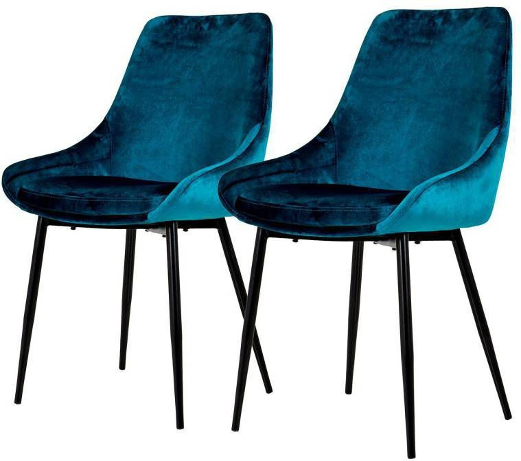 Set de 2 scaune Tenzo albastru, 85 x 47 cm