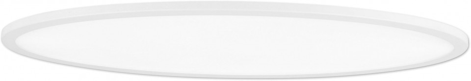 Plafoniera Sorrent, LED, metal, alba, 60 x 6 x 30 cm