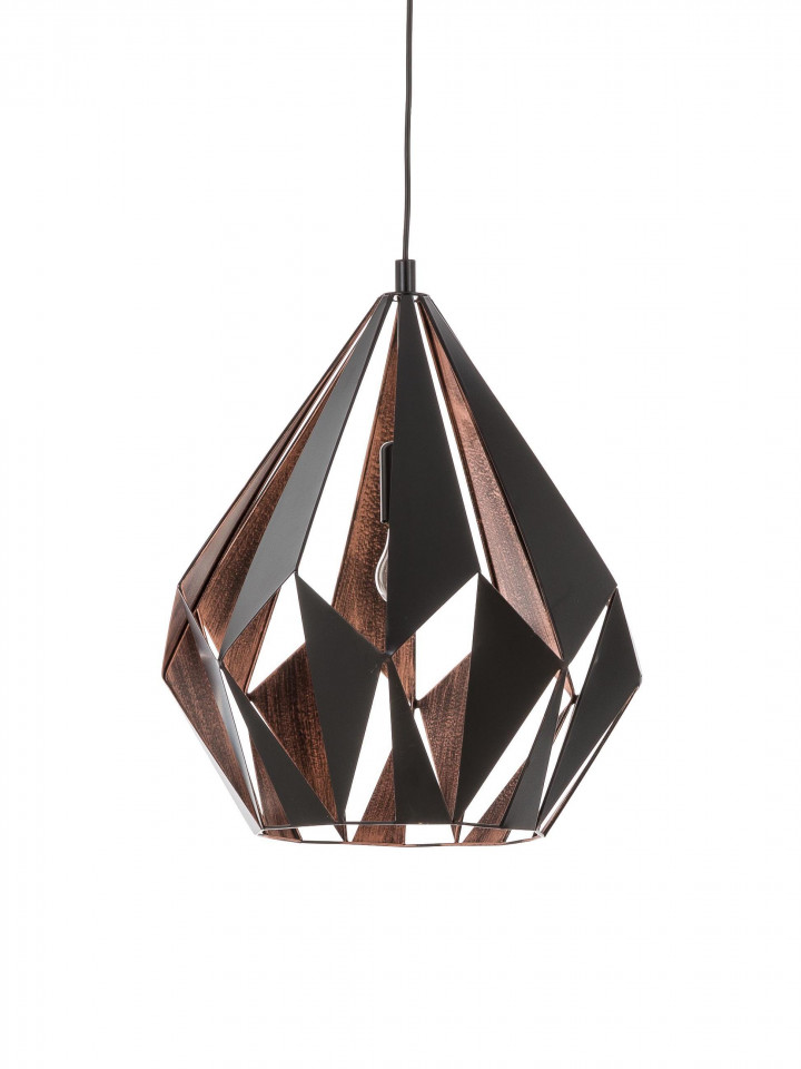 Lustra tip pendul Carlton, 39 x 42 x 150 cm