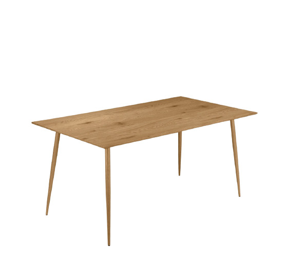 Masa de living Monza Eadwine, MDF, culoare stejar, 160 x 90 x 76 cm