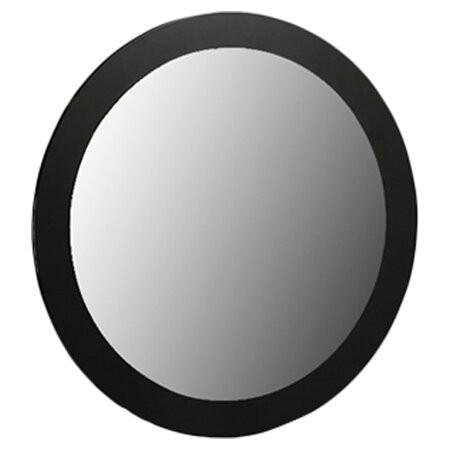 Oglindă rotundă pentru masa de toaleta, negru, 80 x 80 cm chilipirul-zilei.ro/