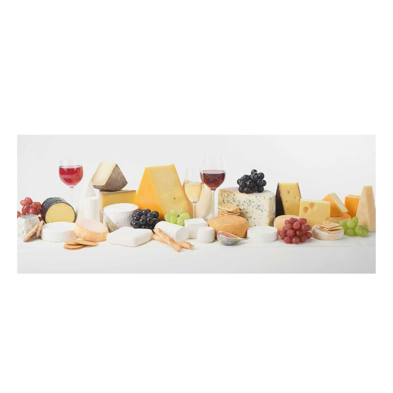 Poza Tablou 'Cheese Variations', multicolor, 40 x 100 cm