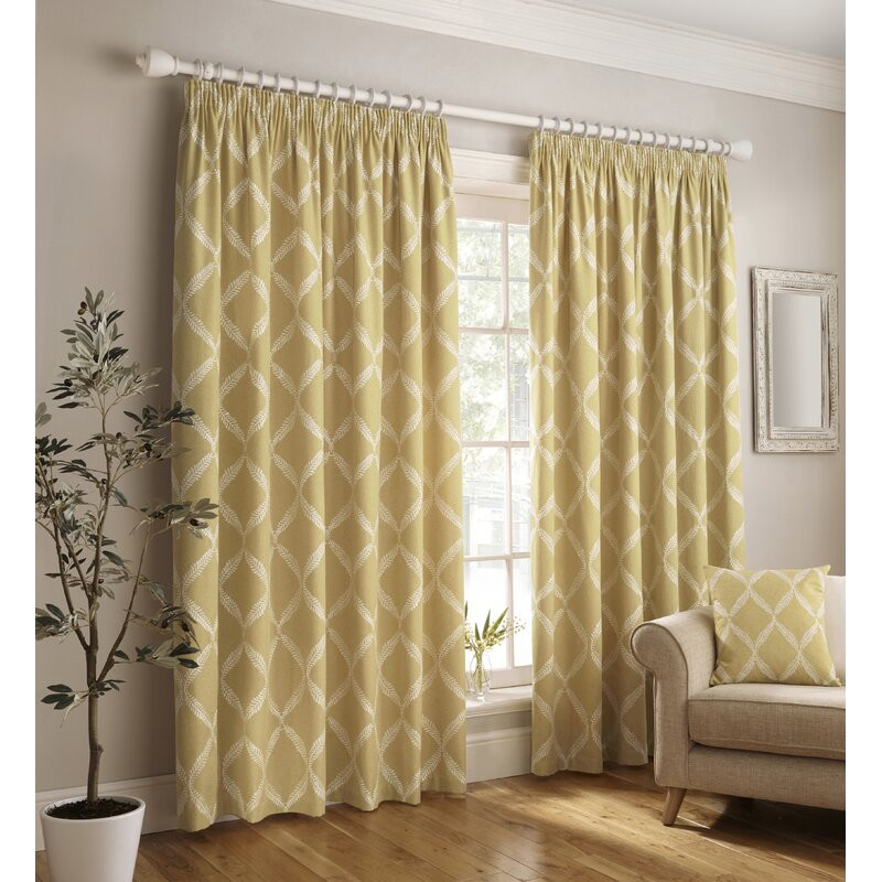 Set de 2 draperii Chazy, 229 x 229 cm