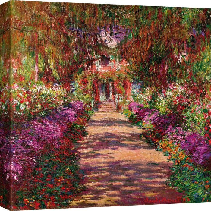 Tablou „Monet de Claude”, multicolor, 70 x 70 cm
