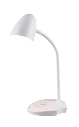 Veioza LED, plastic, alba, 13 x 38 cm