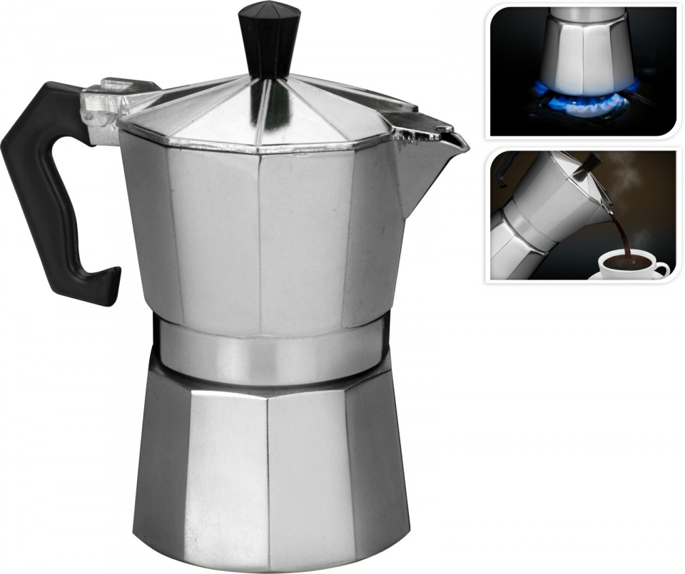 Cafetiera percolator Karll, 3 cesti