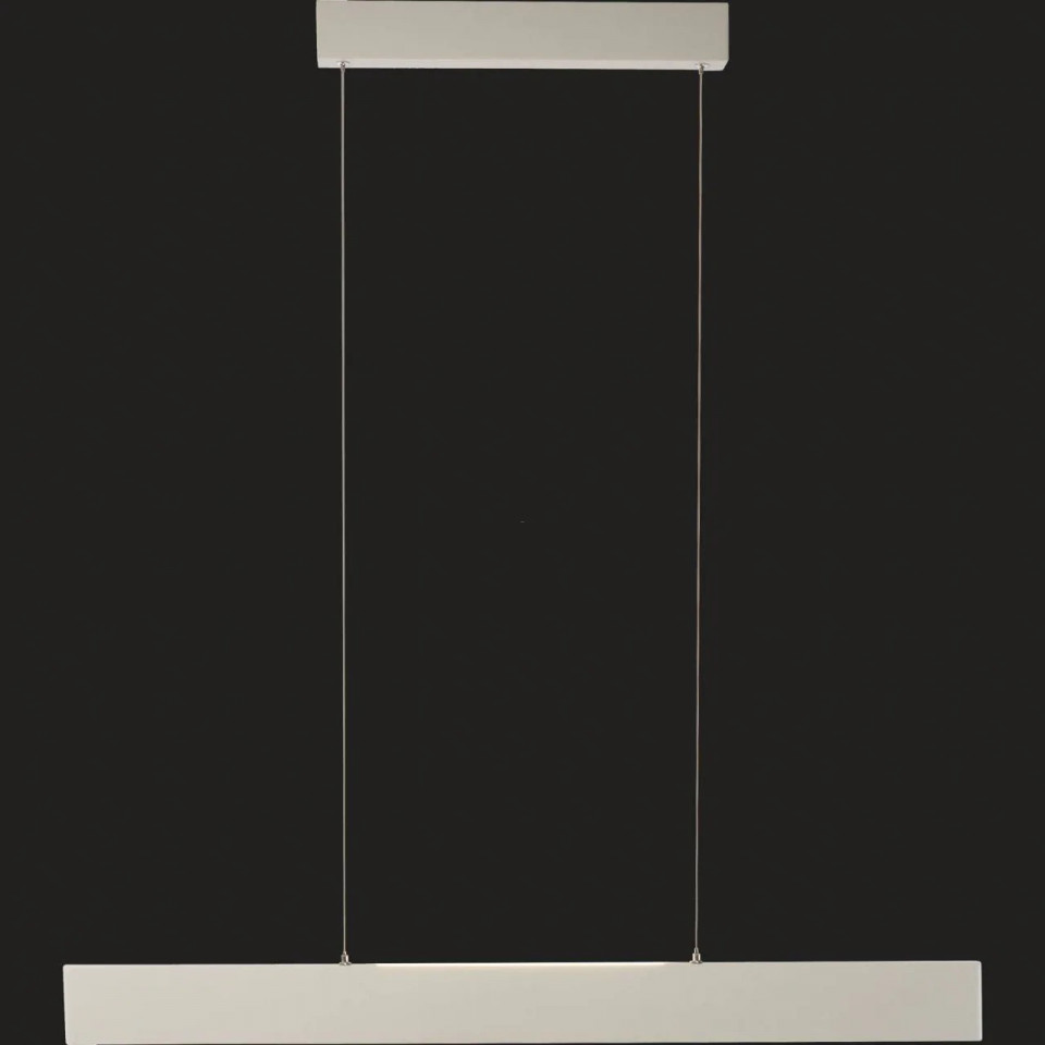Poza Lustra tip pendul Aura, metal/plastic, alba, 90 x 165 x 6 cm, 25w