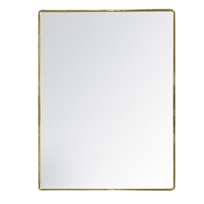 Oglindă de perete Lockheart, aurii, 46,99 x 60,96 cm