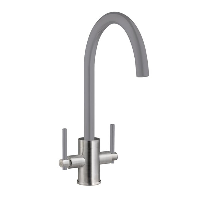 Robinet monobloc Chrome Twin Lever