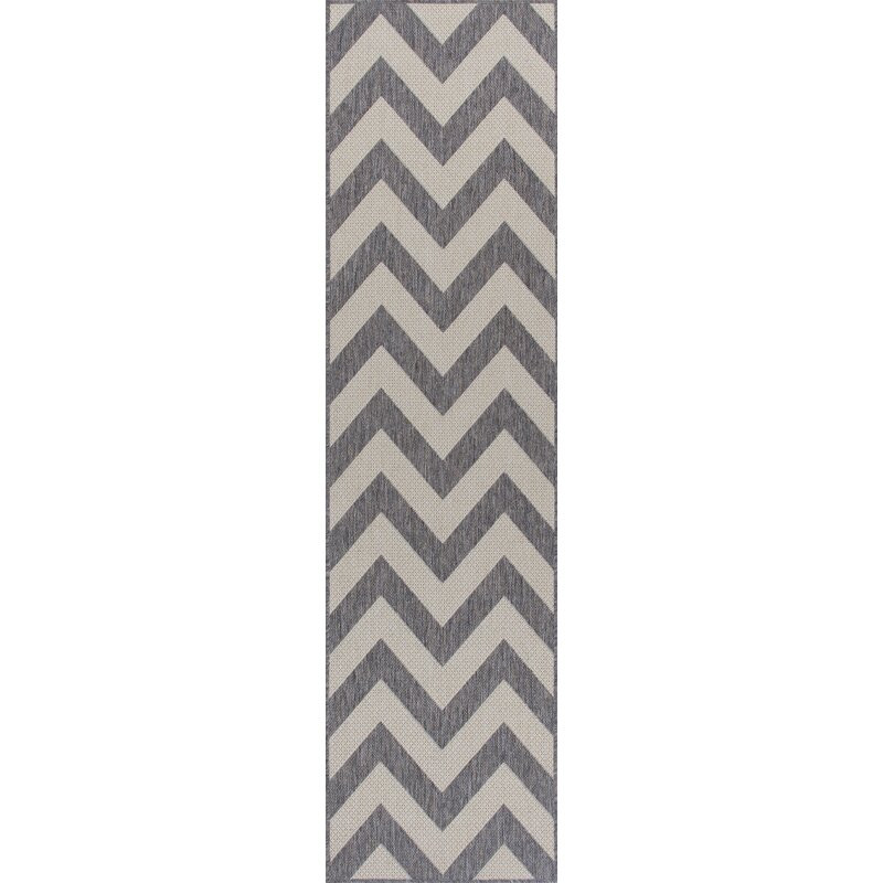 Covor DiPippo Chevron maro, 60 x 180 cm