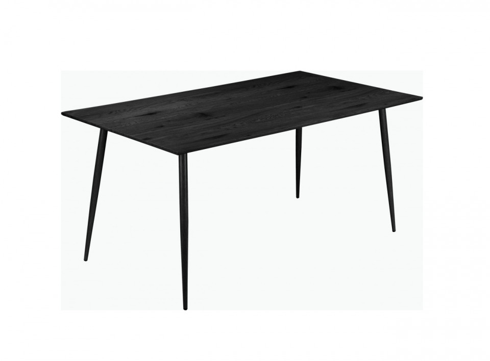 Masa de living Monza Eadwine MDF/metal, negru, 160 x 76 x 90 cm