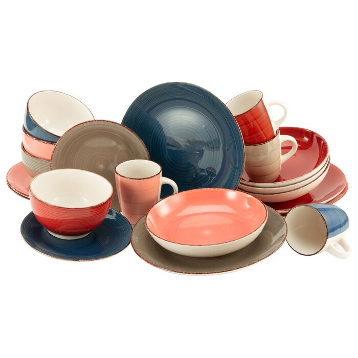 Serviciu combinat Bella Casa, 20 piese, ceramica