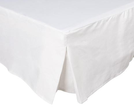 Cearșaf de pat Basic, alb, 200x160 cm