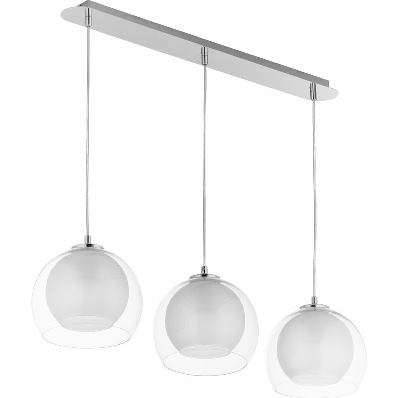 Lustra tip pendul Mcjunkin, cu 3 lumini, 100 x 70 cm