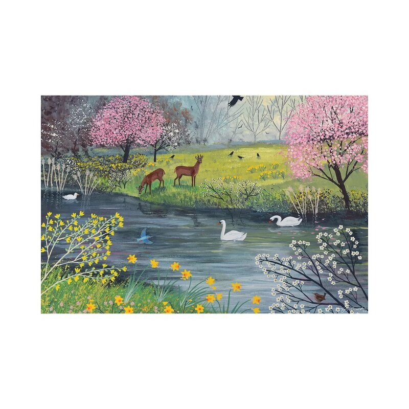 Tablou By Spring River by Jo Grundy, 45 x 66 cm