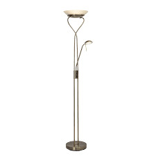 Lampadar Ollie, LED, metal, maro, 180 x 58 x 32 cm, 18w