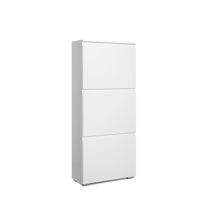 Pantofar Margaux, lemn, alb, 136 x 58 x 25 cm