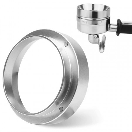 Inel de dozare cafea Tazzor, argintiu, aluminiu, 53 mm