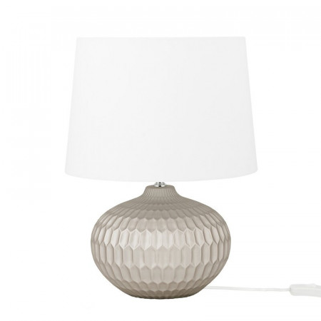 Veioza Adamson, auriu/alb, 51 x 33 x 33 cm, 60w