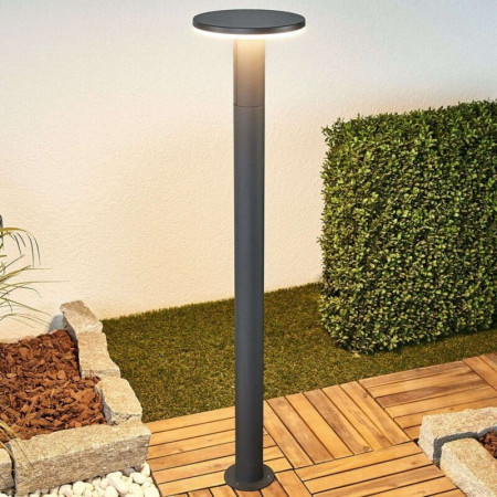 Lampa pentru gradina OLESIA, LED, metal, gri inchis