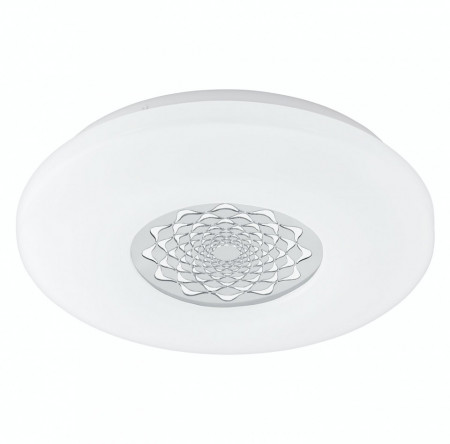Plafoniera LED Capasso II plastic/otel, alb, 1 bec, diametru 34 cm, 230 V, 2765 K