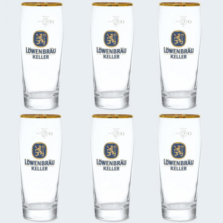 Set de 6 pahare pentru bere Franziskaner, sticla, transparent, 500 ml