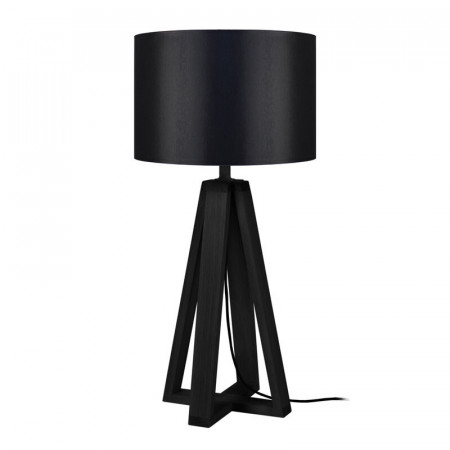 Veioza Saucedo, negru, 50 x 22 x 22 cm