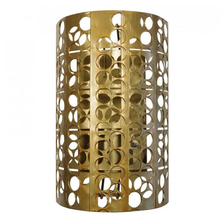 Aplica de perete Evelyn, metal, maro, 10 x 16 x 25 cm