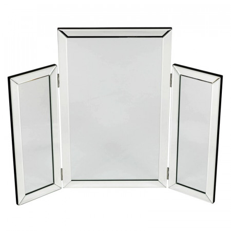 Oglinda cosmetica Damion, argintiu, 60 x 75 x 2 cm
