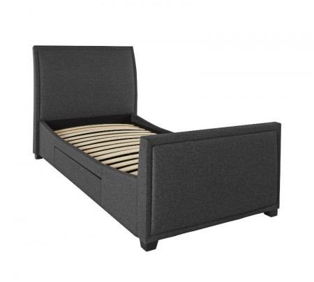 Pat tapitat Truffle Home Affaire, antracit, 117 x 223 x 116 cm