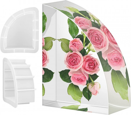 Set de 2 matrite pentru rasina epoxidica Topretty, silicon, transparent, 10 x 13 cm