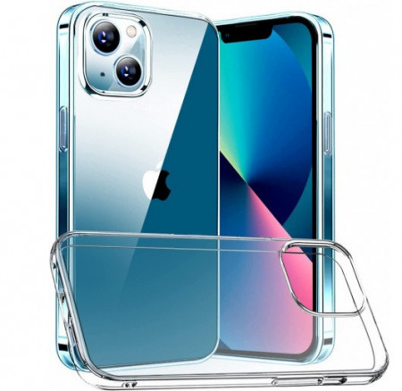 Husa de protectie pentru iPhone 13 Eiselen, TPU, transparent, 6,1 inchi