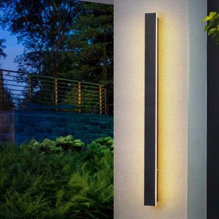Lampa de perete pentru exterior HMAKGG, aluminiu/acrilic, LED, 3000K, 38 W, 120 cm