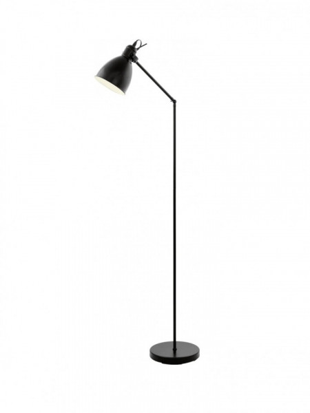 Lampadar Priddy, metal, negru, 137 cm, 40w