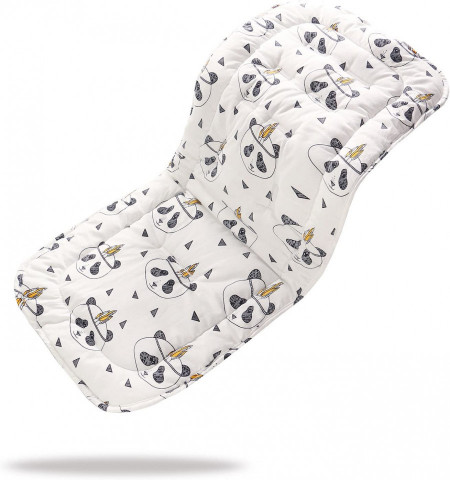 Perna universala pentru carucior si scaun auto Miracla baby, bumbac, multicolor, 38 x 70 cm
