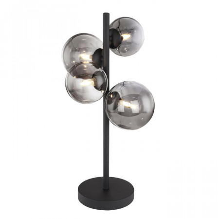 Veioza Jeanie, metal, neagra, 48 x 19 x 24 cm, 3w