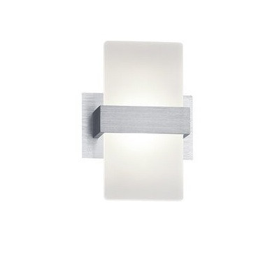 Aplica de perete Lifthrasir, LED, alb/argintiu, 18 x 13 x 9 cm