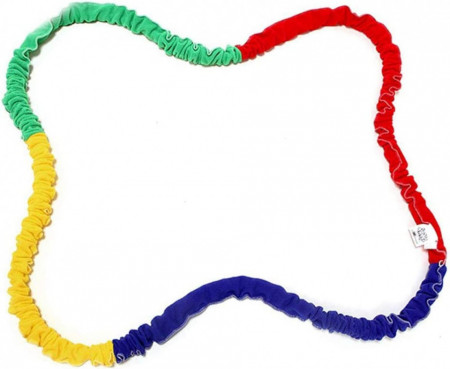 Banda elastica X-cosrack, latex, multicolor, 3,6 m