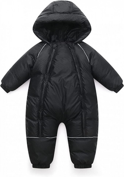 Costum de zapada pentru copii Lobmouse, negru, textil, 18-24 luni