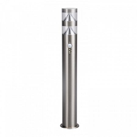Lampa cu senzor de miscare Lanea, LED, otel inoxidabil/plastic, argintiu, 60 x 7,6 cm