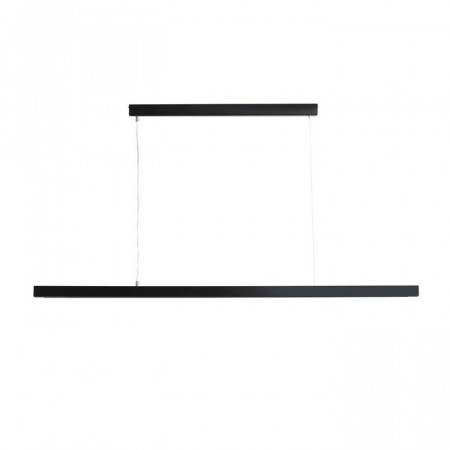 Lustra tip pendul Buehler, metal, neagra, 80 x 126 x 4 cm, 60w