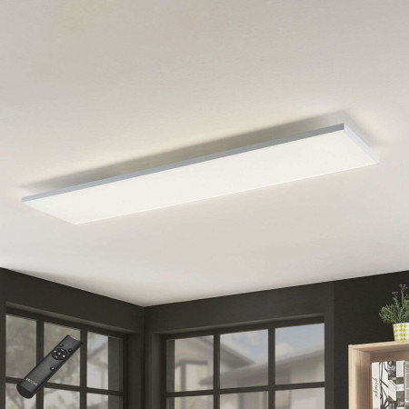 Plafoniera Blaan, LED, plastic/metal, alb, 119,5 x 29,5 cm