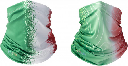Set de 2 bandane HYSENM, poliester/spandex, verde/alb/rosu