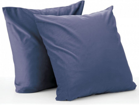 Set de 2 fete de perna mDesign, catifea, albastru inchis, 45 x 45 cm