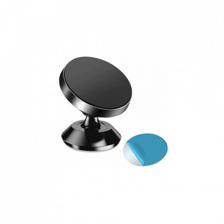 Suport auto universal pentru telefon YIWEVEN, plastic/silicon, negru