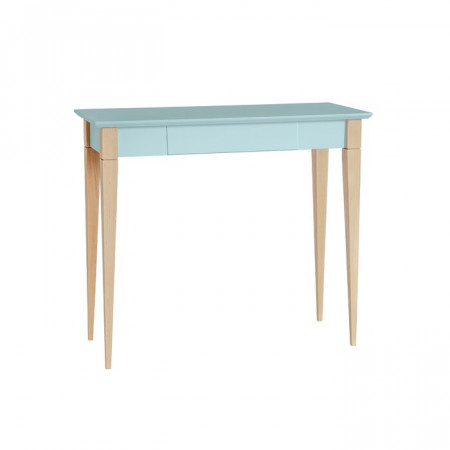 Birou Shetland, turcoaz/maro, 74 x 85 x 40 cm