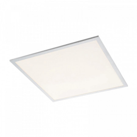 Plafoniera Kjetil, LED, RGB, aluminiu/plastic, gri/alb, 62 x 62 x 5,2 cm