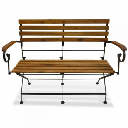Banca Biskoupky, maro/neagra, 85 x 112 x 46 cm