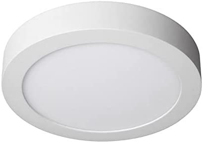 Plafoniera LEDUNI ®, plastic, alb, LED, 20 W, 220 V, lumina rece, 6000 K, 225 x 40 mm