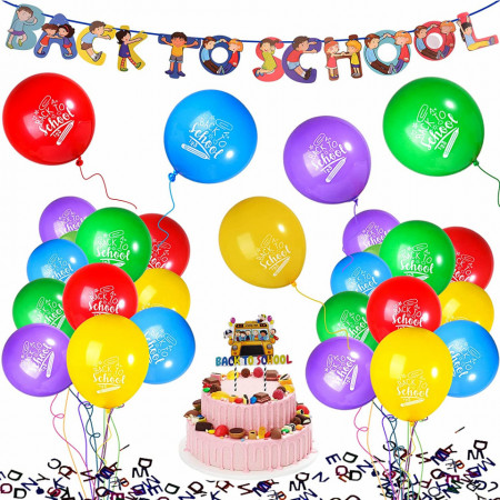 Set aniversar Formizon, latex, multicolor, 22 piese